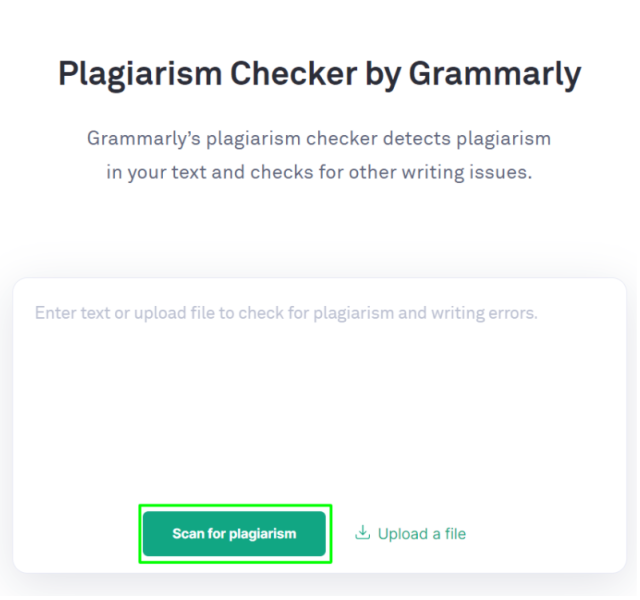 Grammarly - Plagiarism Checker