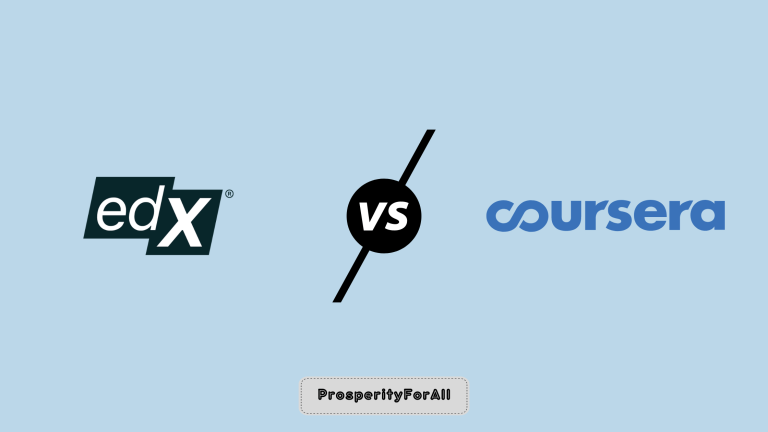 Edx vs Coursera - ProsperityForAll