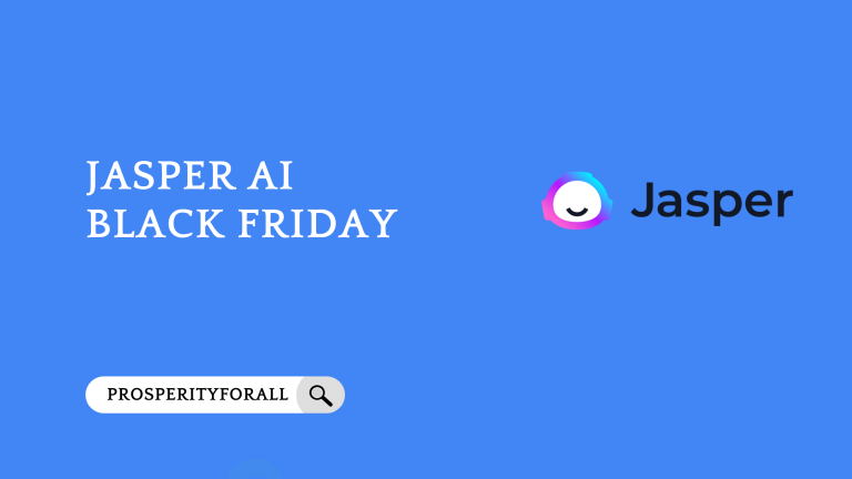 Jasper AI Black Friday - ProsperityForAll