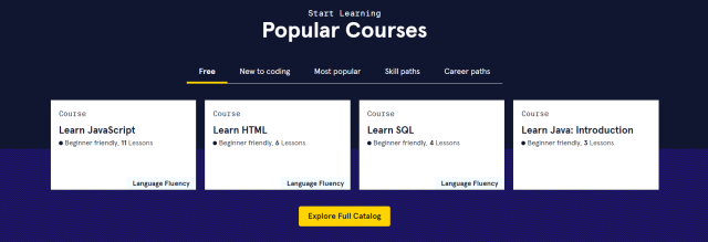 Codecademy - Courses