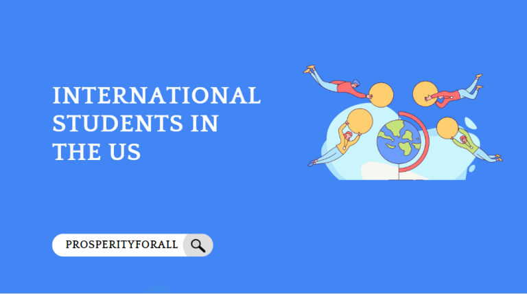 International Students In The US - ProsperityForAll