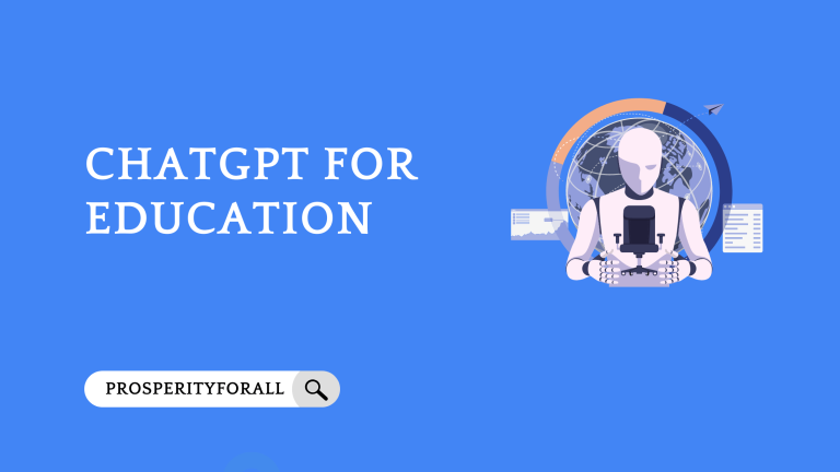 ChatGPT For Education - ProsperityForAll
