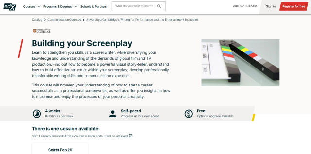 Building Your Screenplay