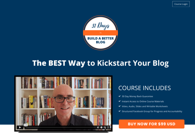 31 Days To Build A Better Blog