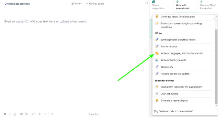 Generative AI Assistance Generative AI Assistance