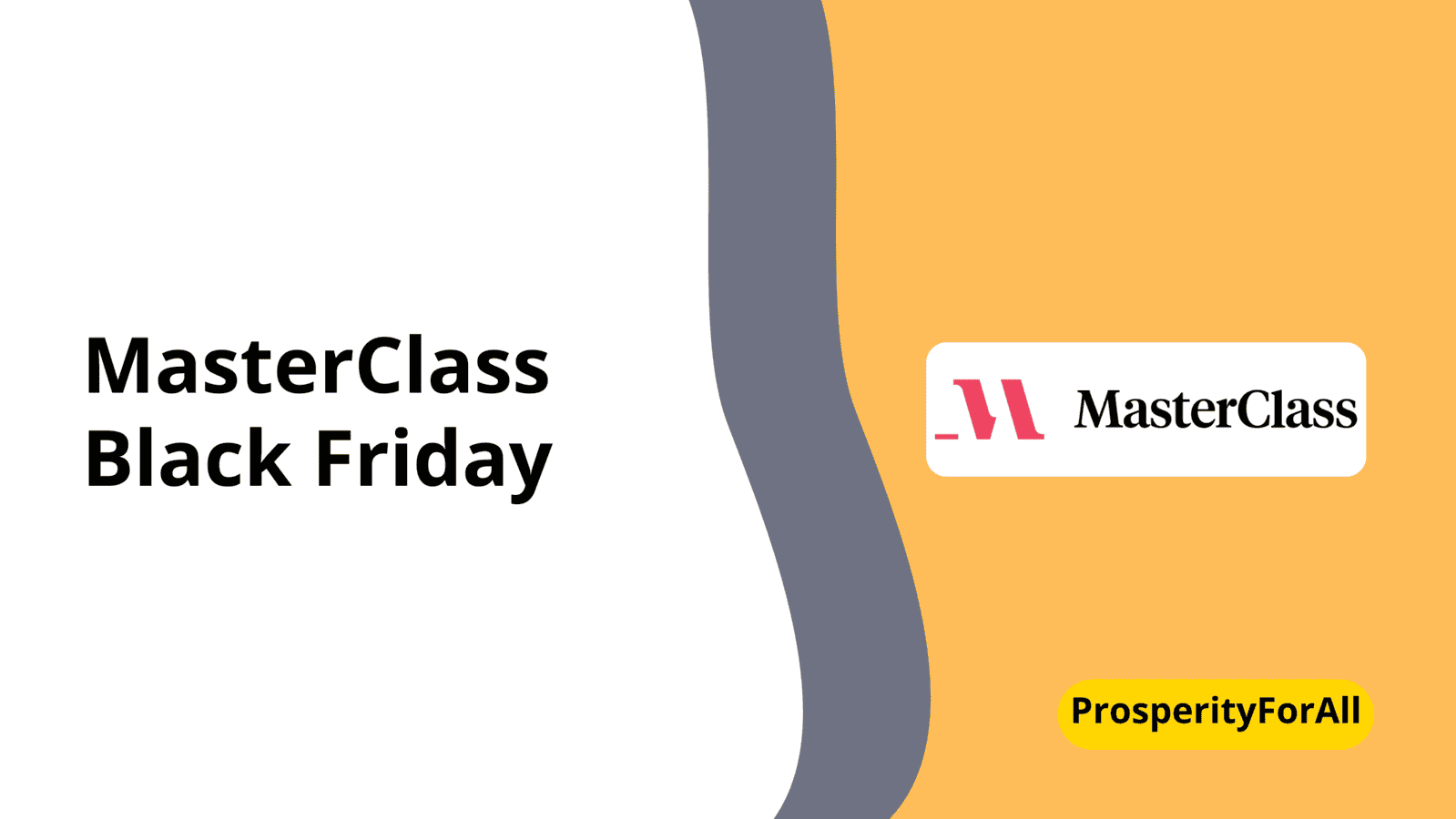 MasterClass Black Friday 2025 — 50% OFF Sale (LIVE)