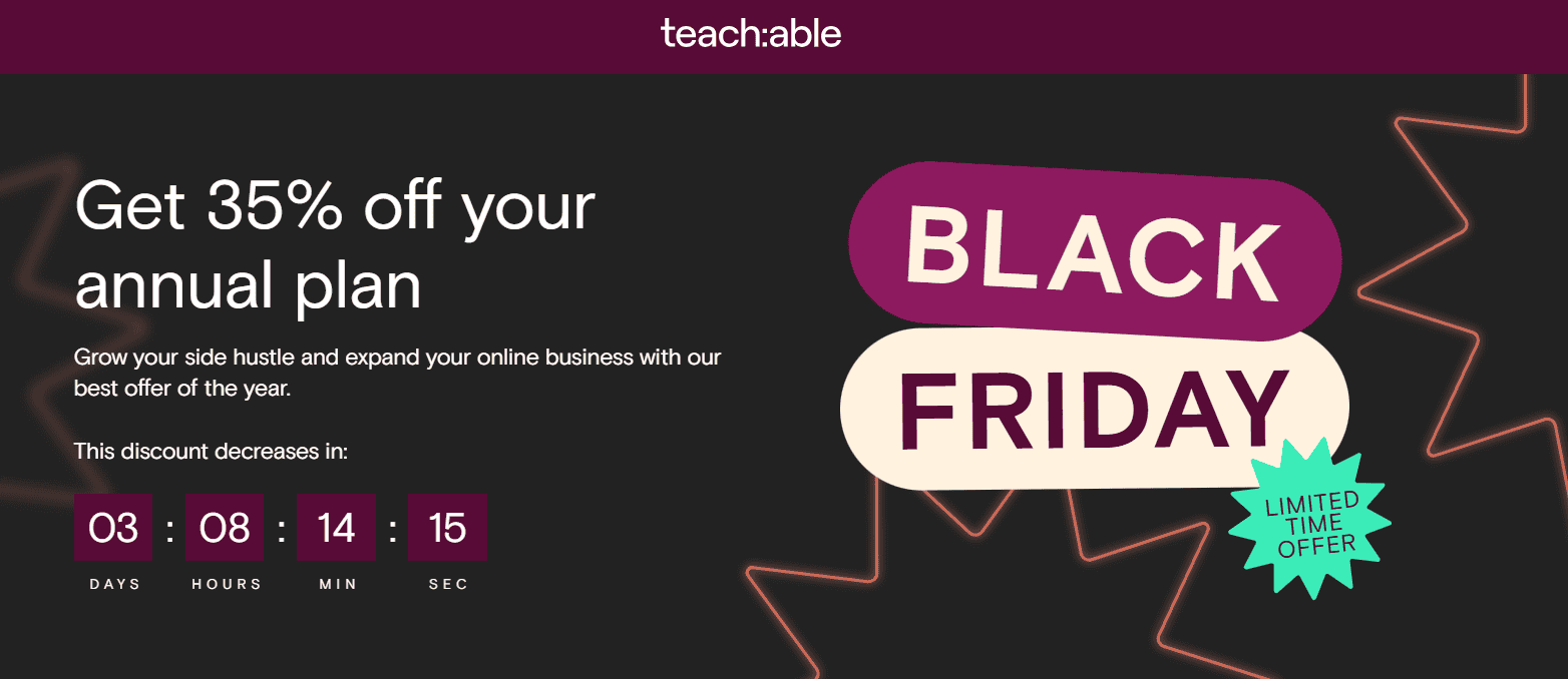 Teachable Black Friday Offer Teachable Black Friday Offer