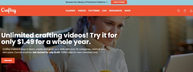 Craftsy Homepage Craftsy Homepage