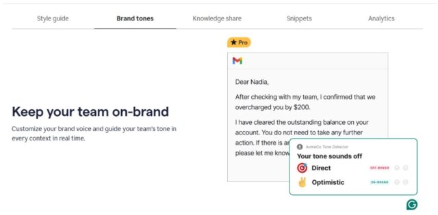 Grammarly sounds like you Grammarly sounds like you
