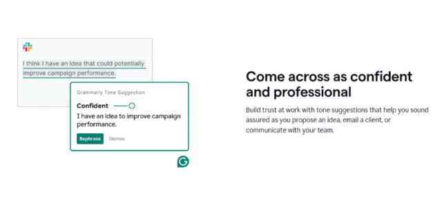 Grammarly helps professional writing Grammarly helps professional writing