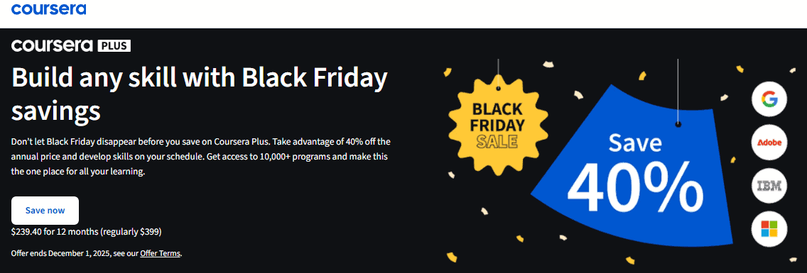 Coursera Black Friday Page Coursera Black Friday Page